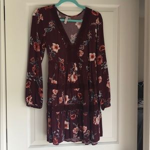 Xhilaration floral print long sleeve dress!